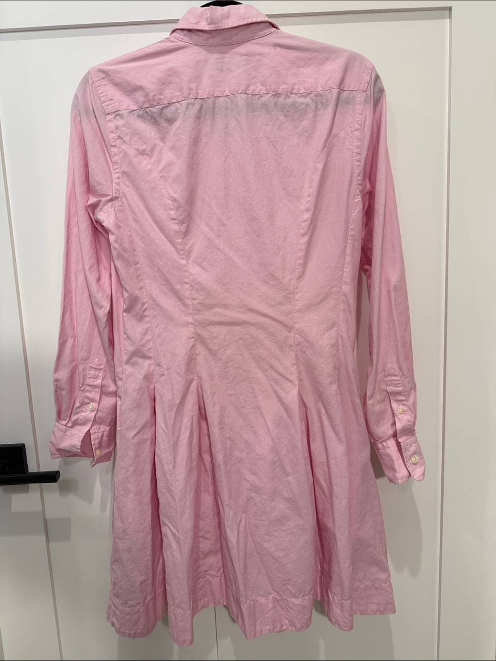 Ralph Lauren Pink Shirt with Navy Logo Tag - Picture 5 of 5